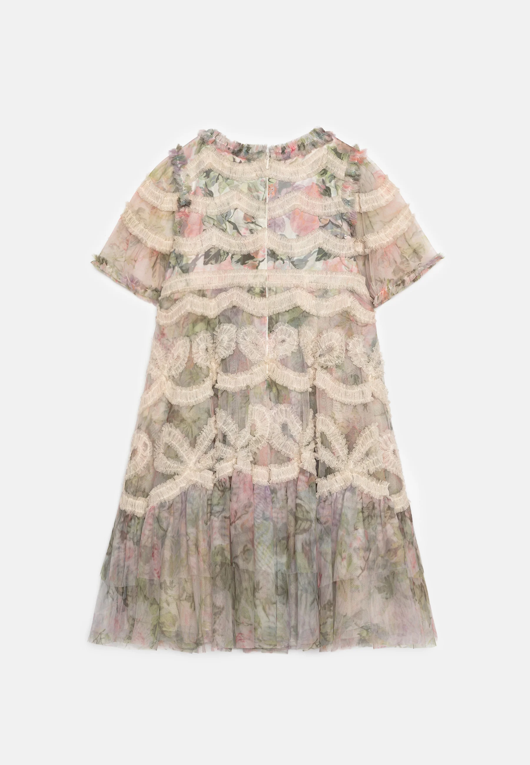 VESTIDO INFANTIL INGRID POLVO ROSA DE Needle & Thread - Vestido elegante