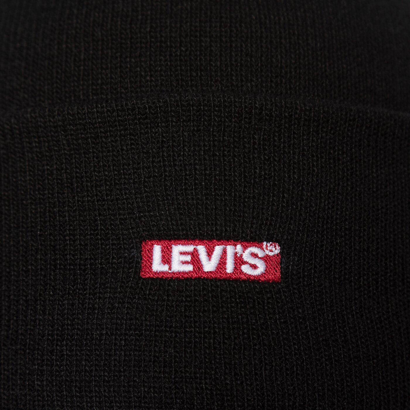 LEVI'S MÜTZE BEANIE - BABY TAB LOGO Schwarz