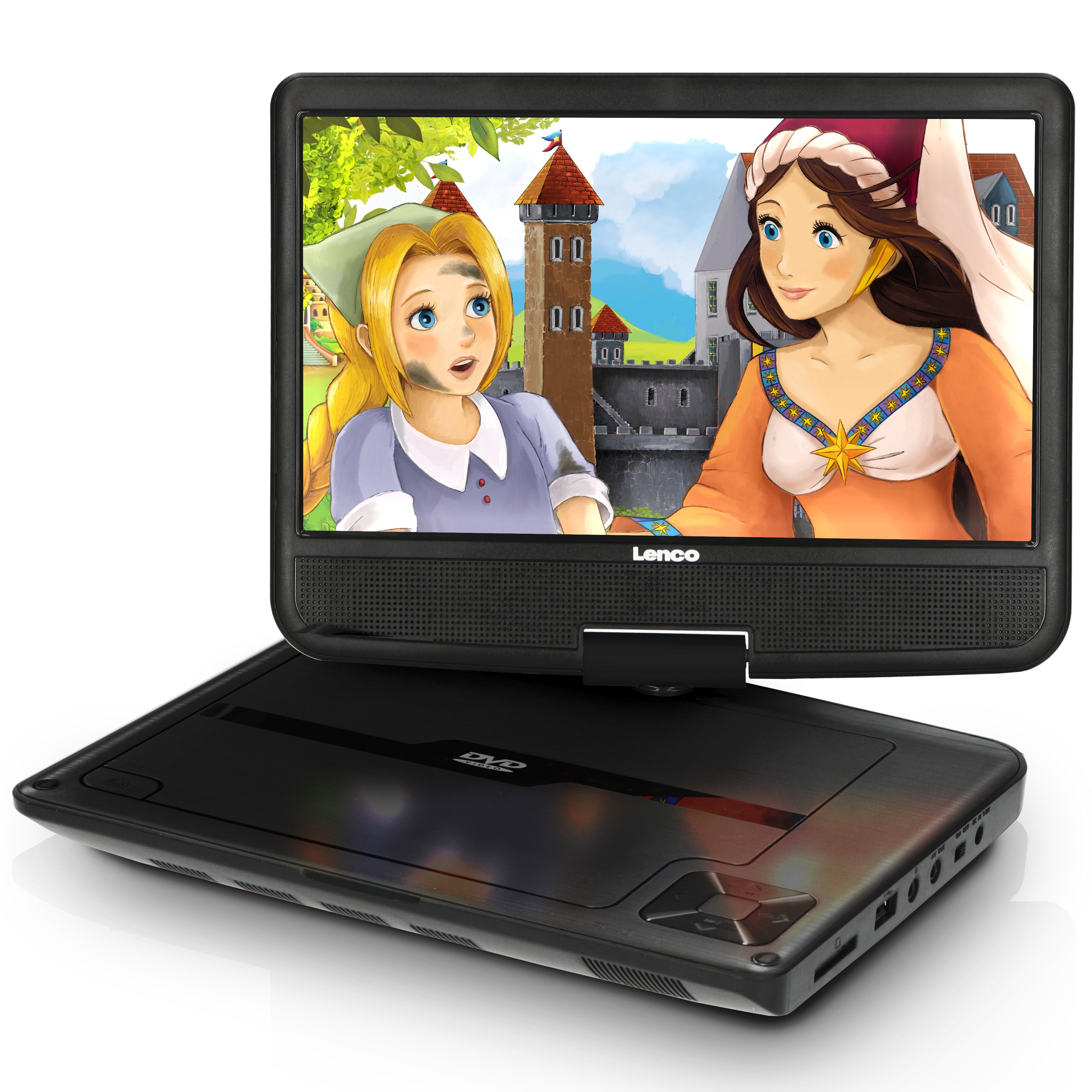 Lenco DVP-901BK Portabler DVD-Player