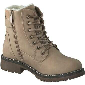Puccetti Schnür Boots in beige