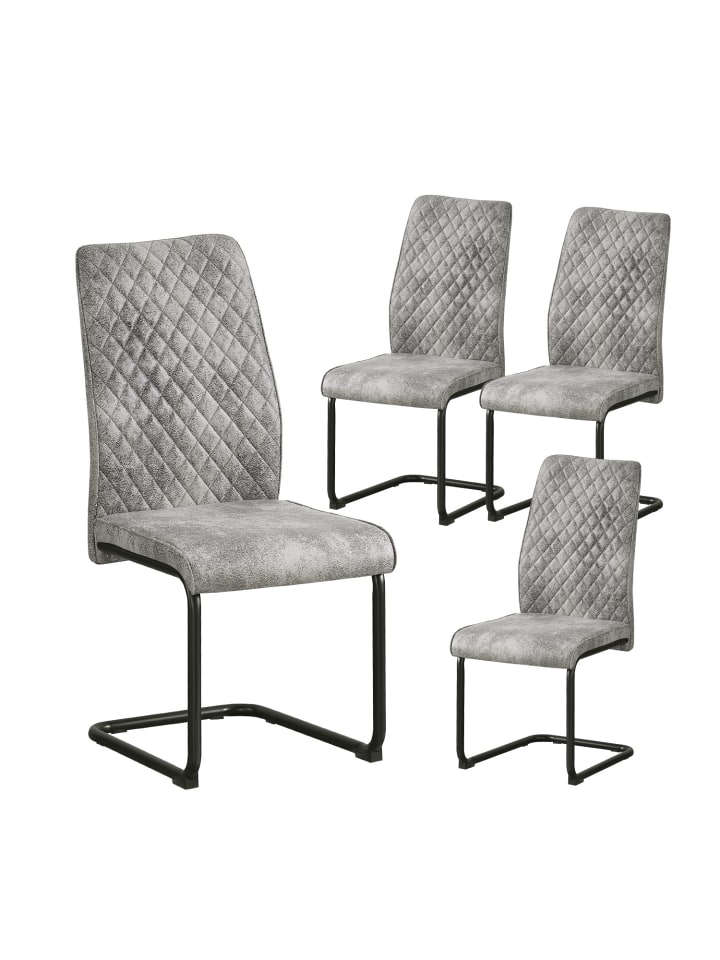 B&D Home Esszimmerstuhl THEO in Grau günstig kaufen