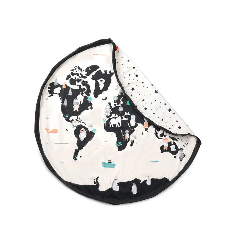 Sac de rangement pour jouets mappemonde Play and Go