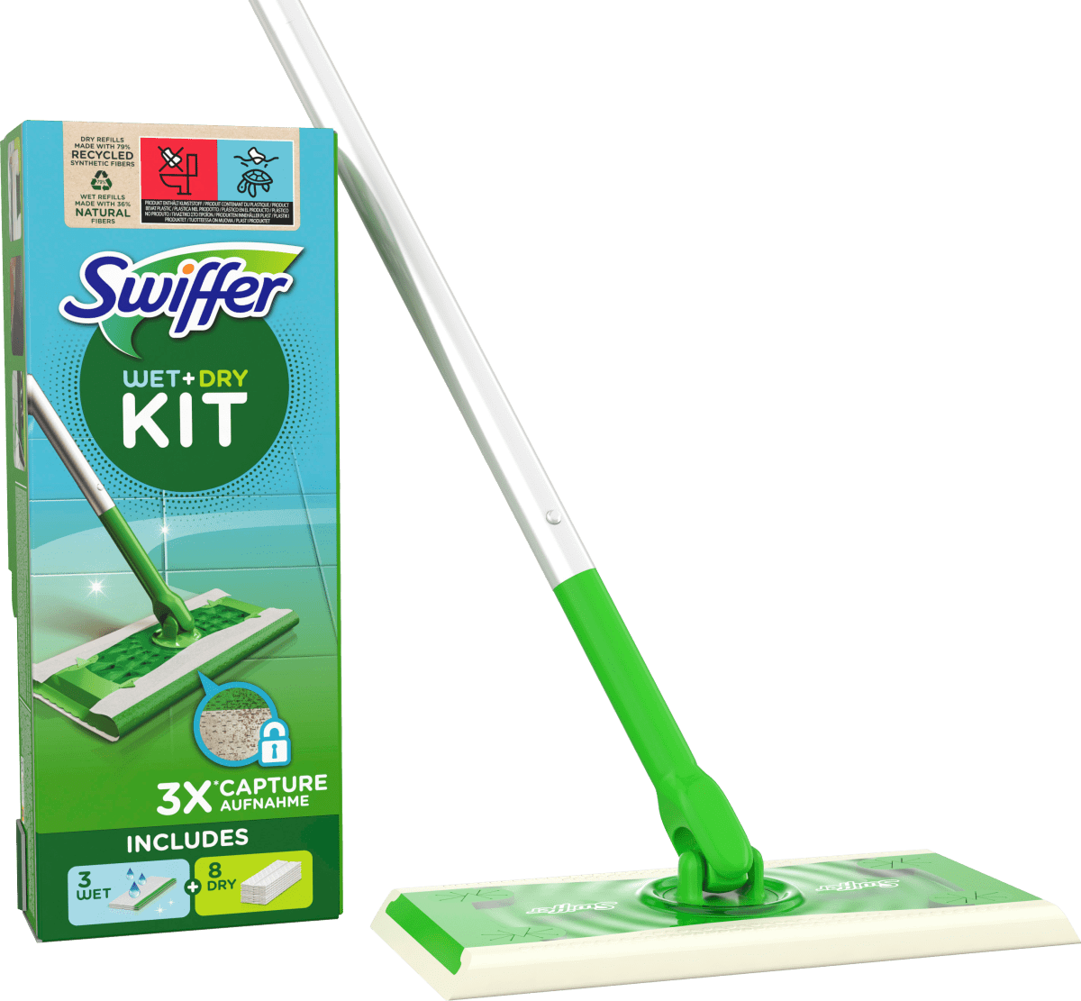 Bodenwischset Wet & Dry Kit, 1 St