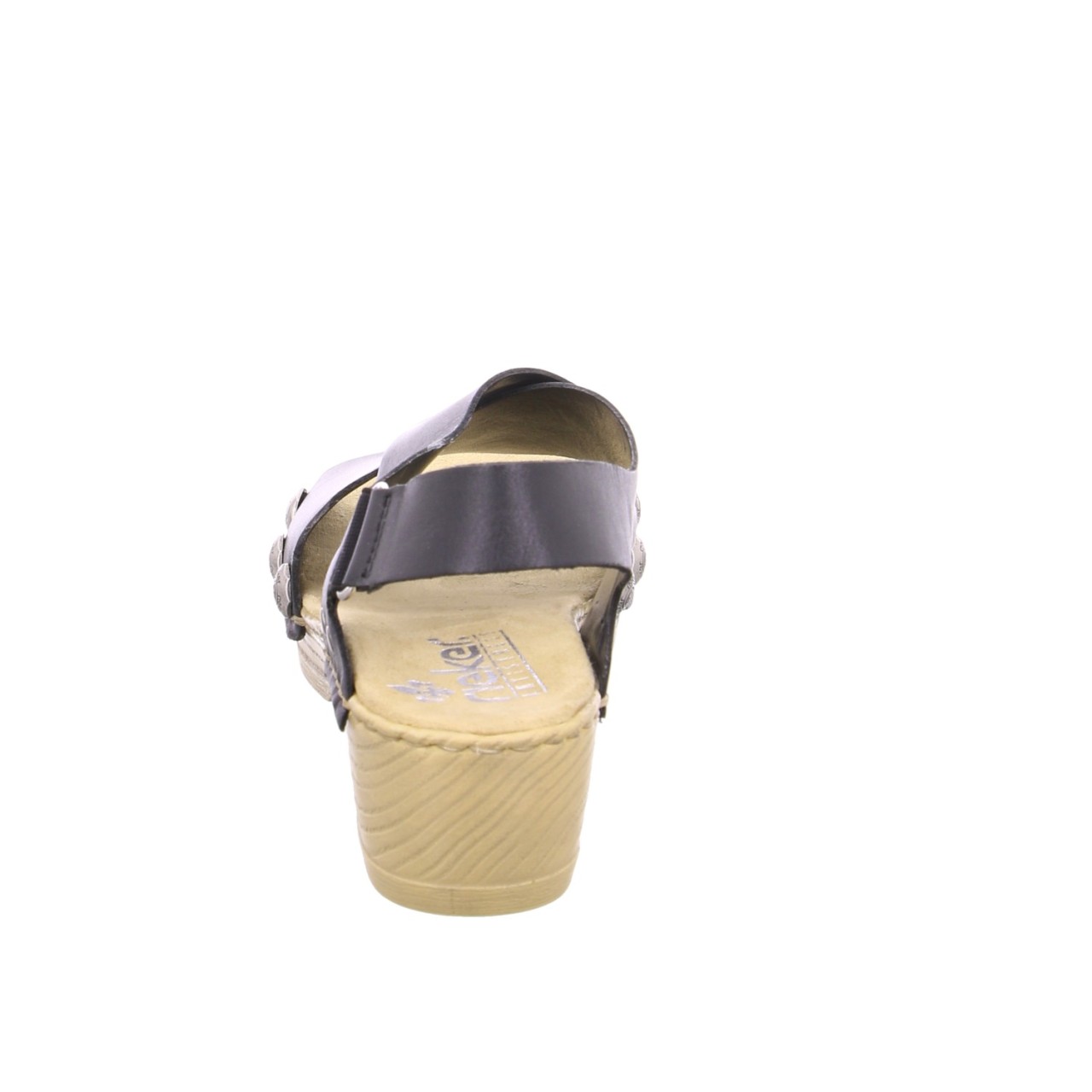 RIEKER Klassische Sandalen schwarz