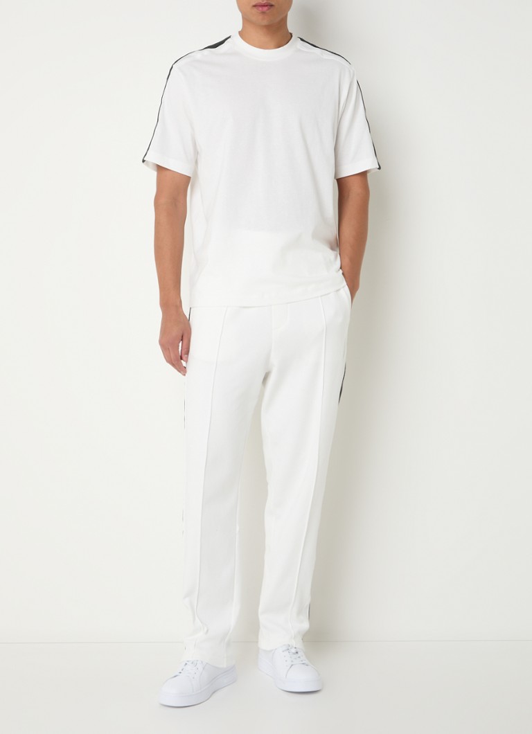 Pantaloni de trening Armani Exchange cu croială dreaptă, cu bandă cu logo în talie și buzunare laterale.