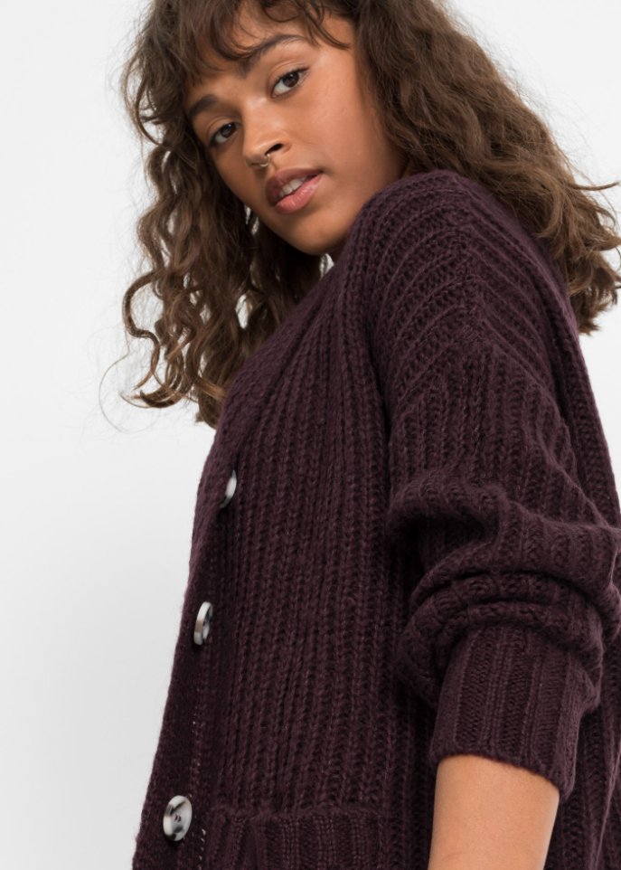Strickjacke mit Taschen