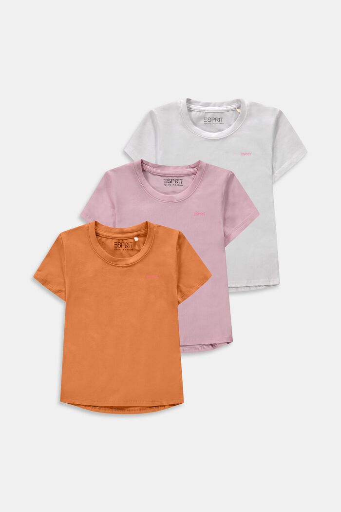 3er-Pack T-Shirts mit Logoprint
