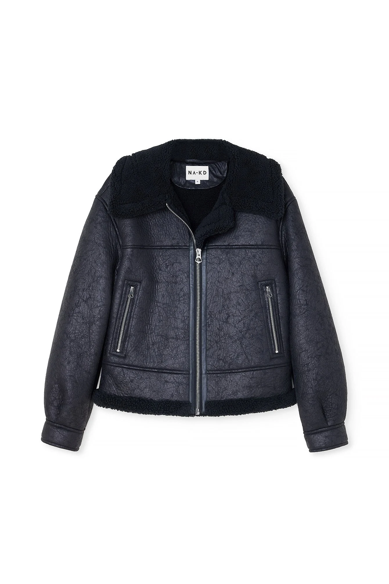 Bonded Jacke im Vintage-Look