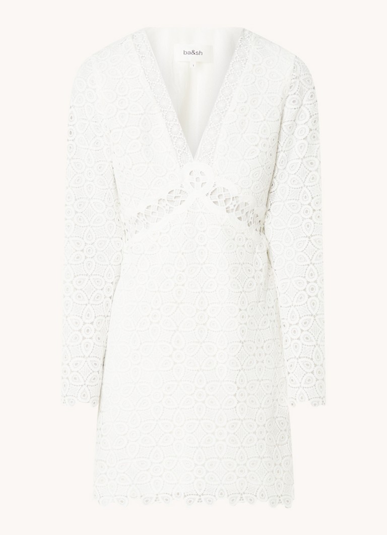 Rochie scurtă Galia de la ba&sh cu model ajurat