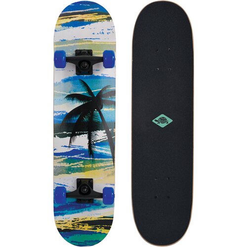 SKATEBOARD SCHILDKRÖT SKATEBOARD SLIDER 31, ATTRAKTIVES FREIZEIT KOMPLETT-BOARD, KONKAVE