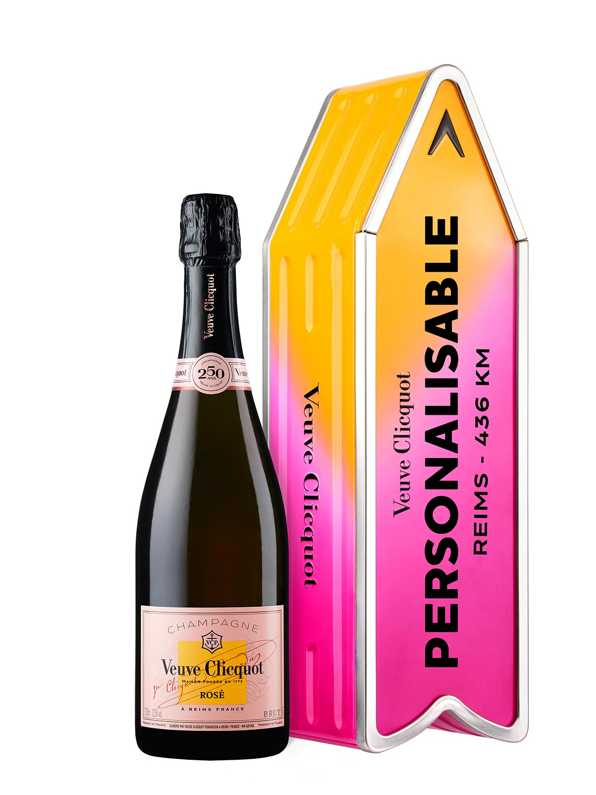 Veuve Clicquot Limited Edition Rosé personalisierbarer Arrow