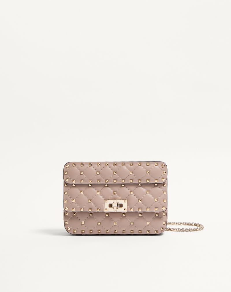 Lille Rockstud Spike-taske i nappalæder