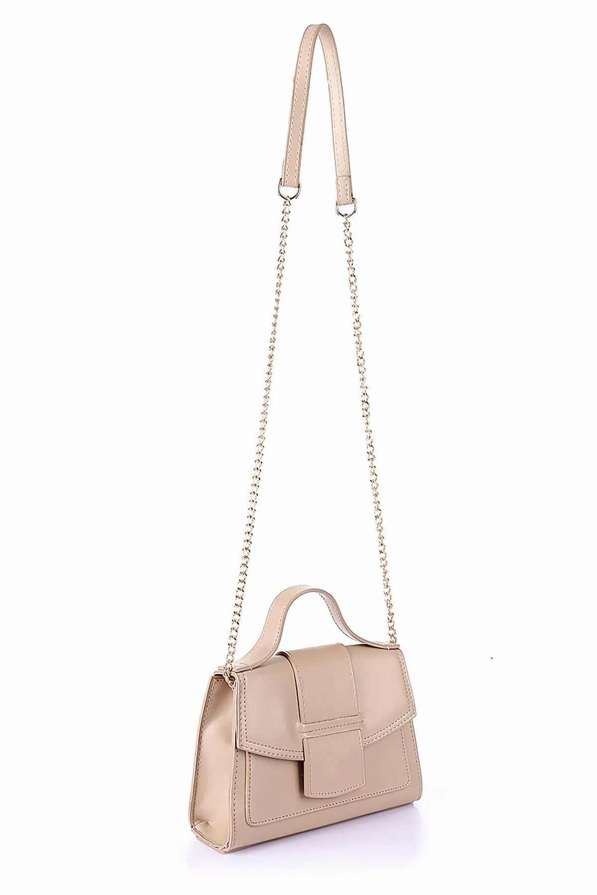 Getcho  Martina Damen-Handtasche und Umhängetasche mit Kettenriemen