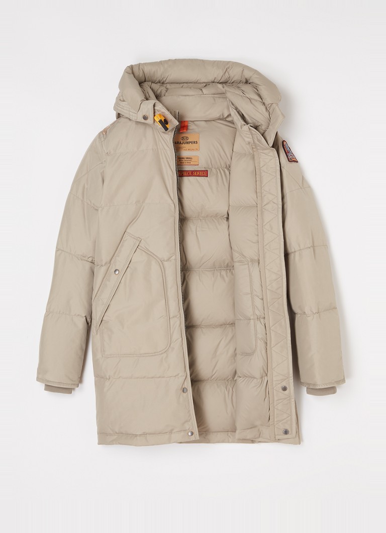 Jachetă Parajumpers Bear cu izolație lungă și glugă detașabilă