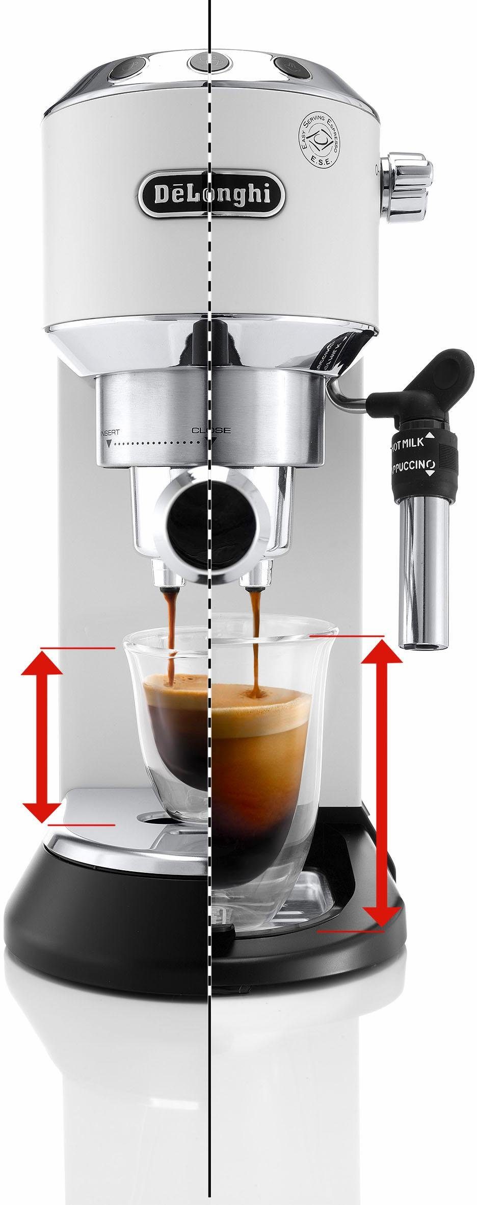 De'Longhi Siebträgermaschine Dedica Style EC 685.W, 1350 Watt, 15 Bar