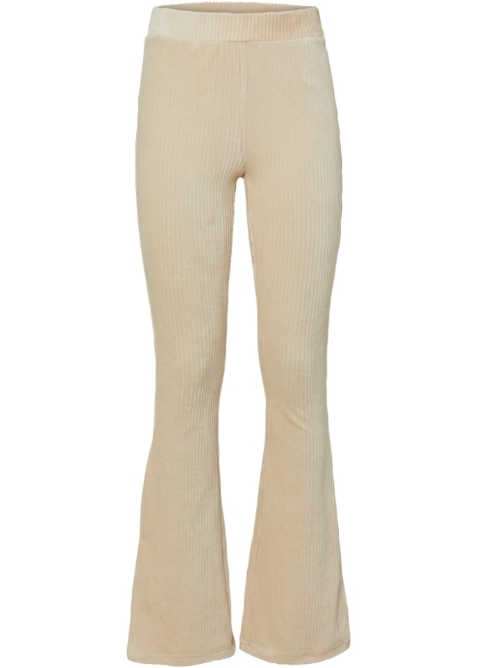 Ausgestellte Leggings in Cordoptik