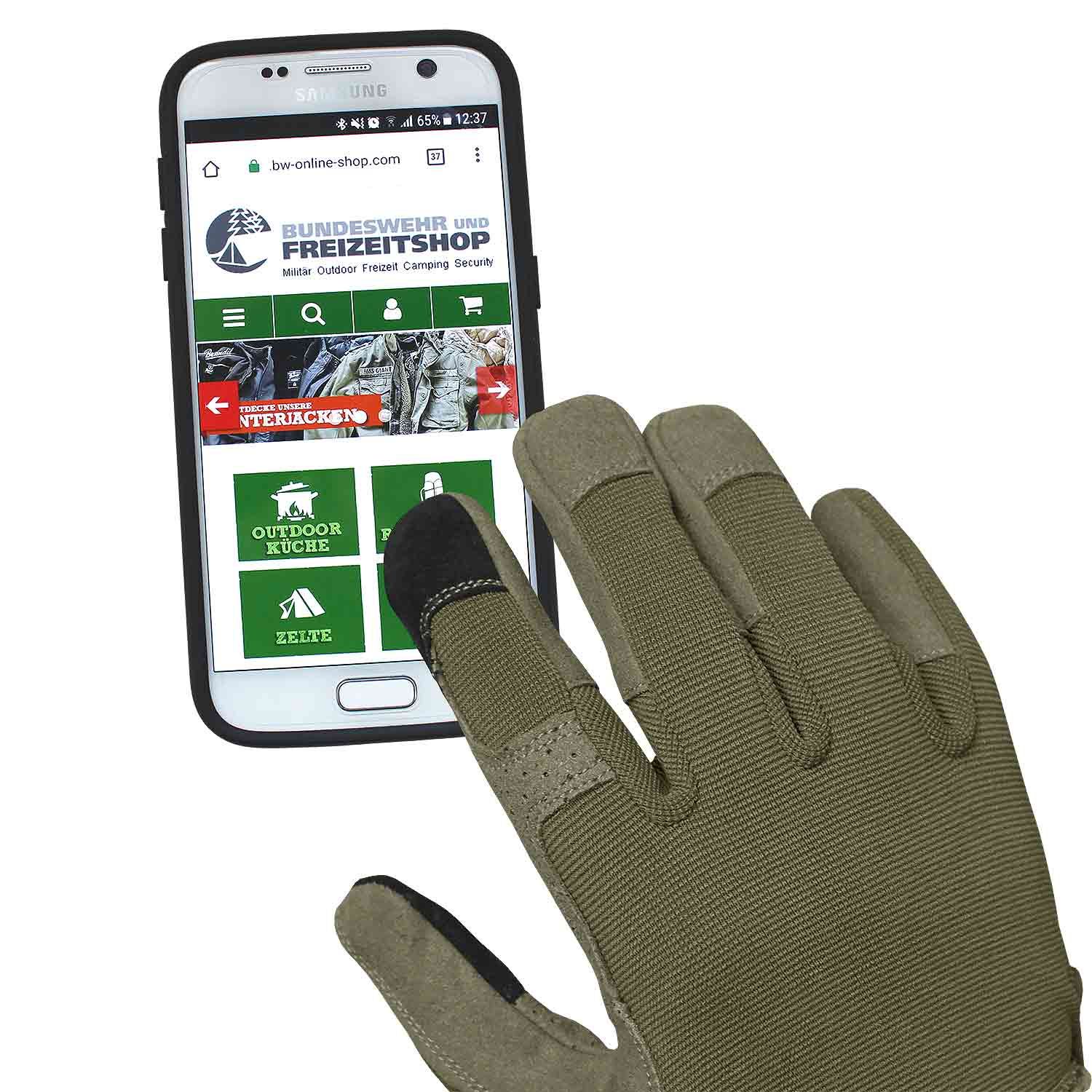 Einsatz Handschuhe Touch
