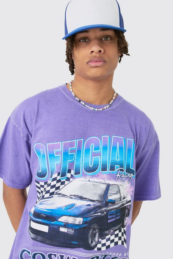 Oversize T-Shirt mit lizenziertem Cosworth Print