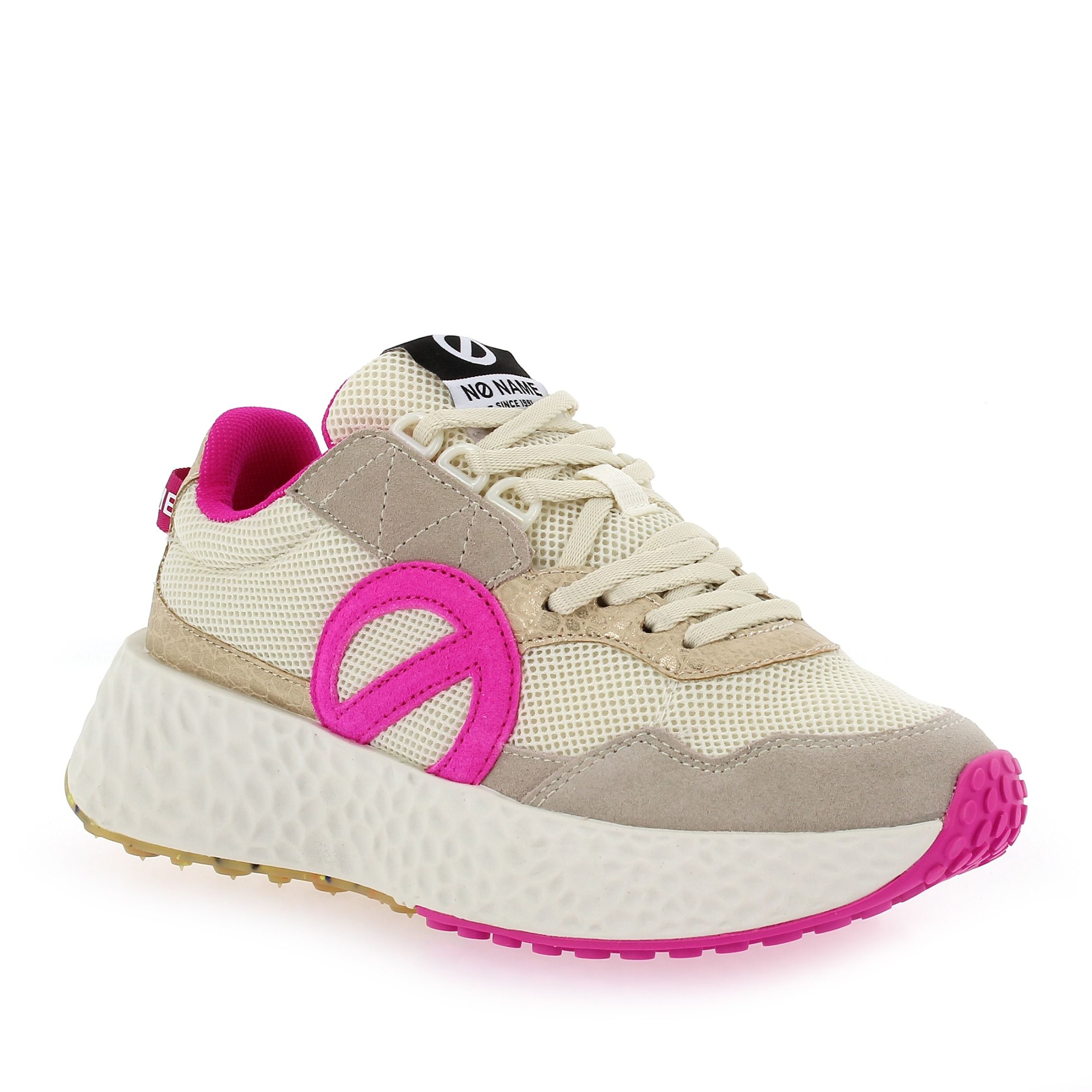 No Name  CARTER JOGGER - Crème Fuchsia