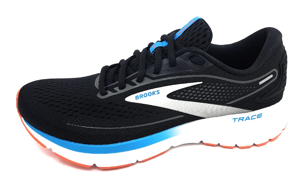 Brooks Trace 2 1103881D Schwarz 007 Black/Ocean/Orange
