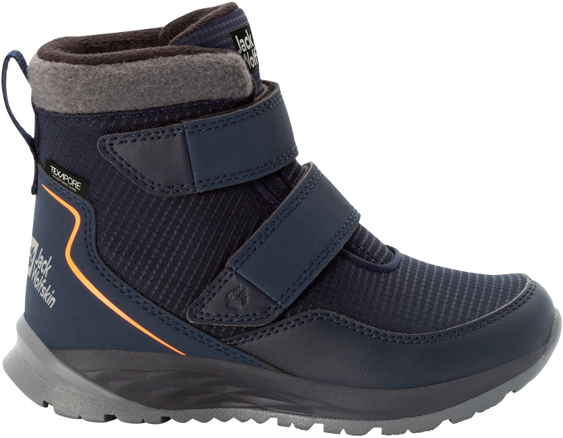 Jack Wolfskin POLAR BEAR TEXAPORE MID VC K Winterstiefel wasserdicht mit Klettverschluss