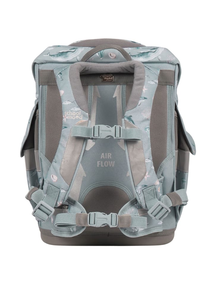 SCHOOL-MOOD Timeless Air  Schulranzen-Set 7tlg. in aqua günstig kaufen onesize