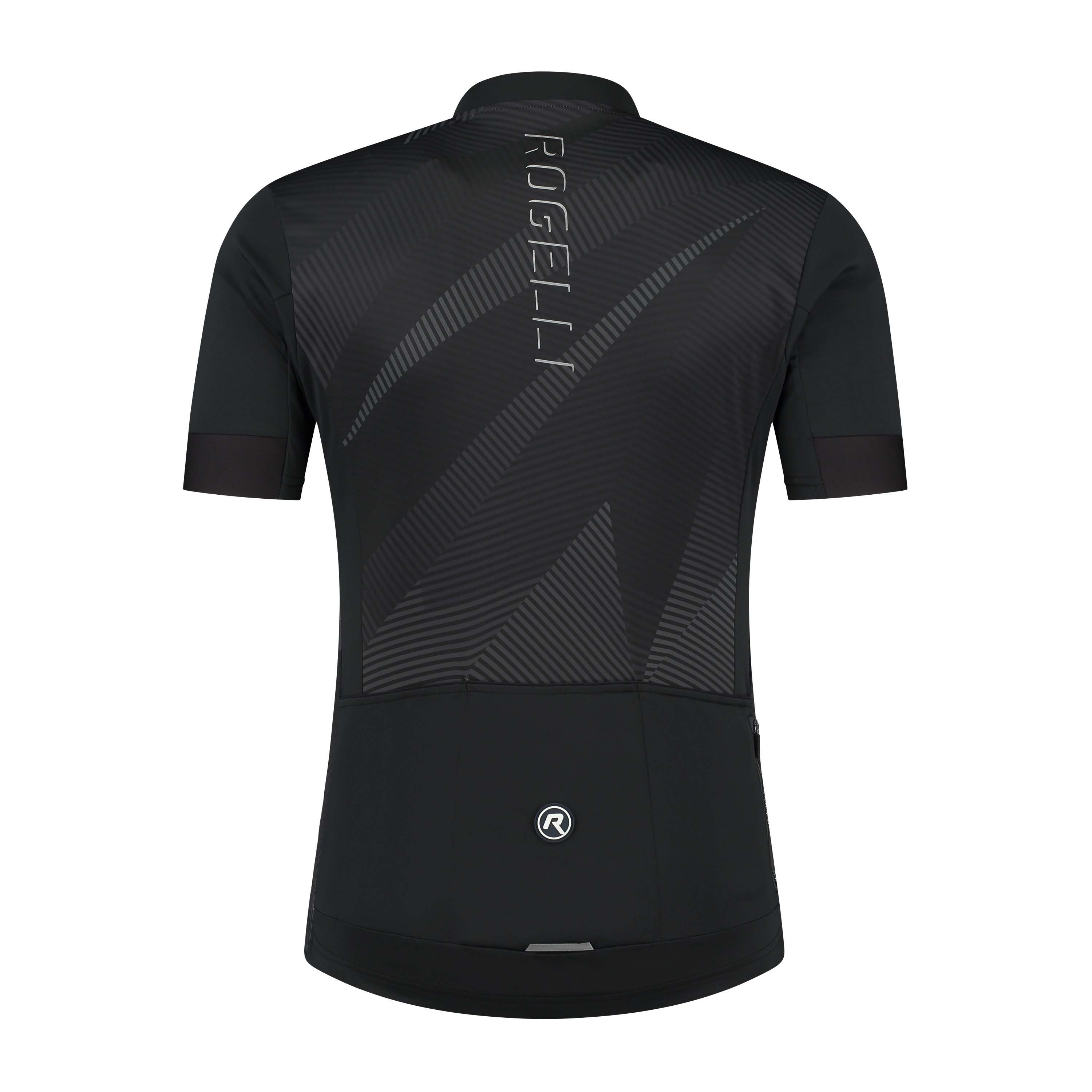 Rogelli Dusk Schwarz Herren Radtrikot Kurzarm