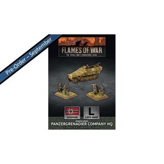 Panzergrenadier Company HQ (Plastic)