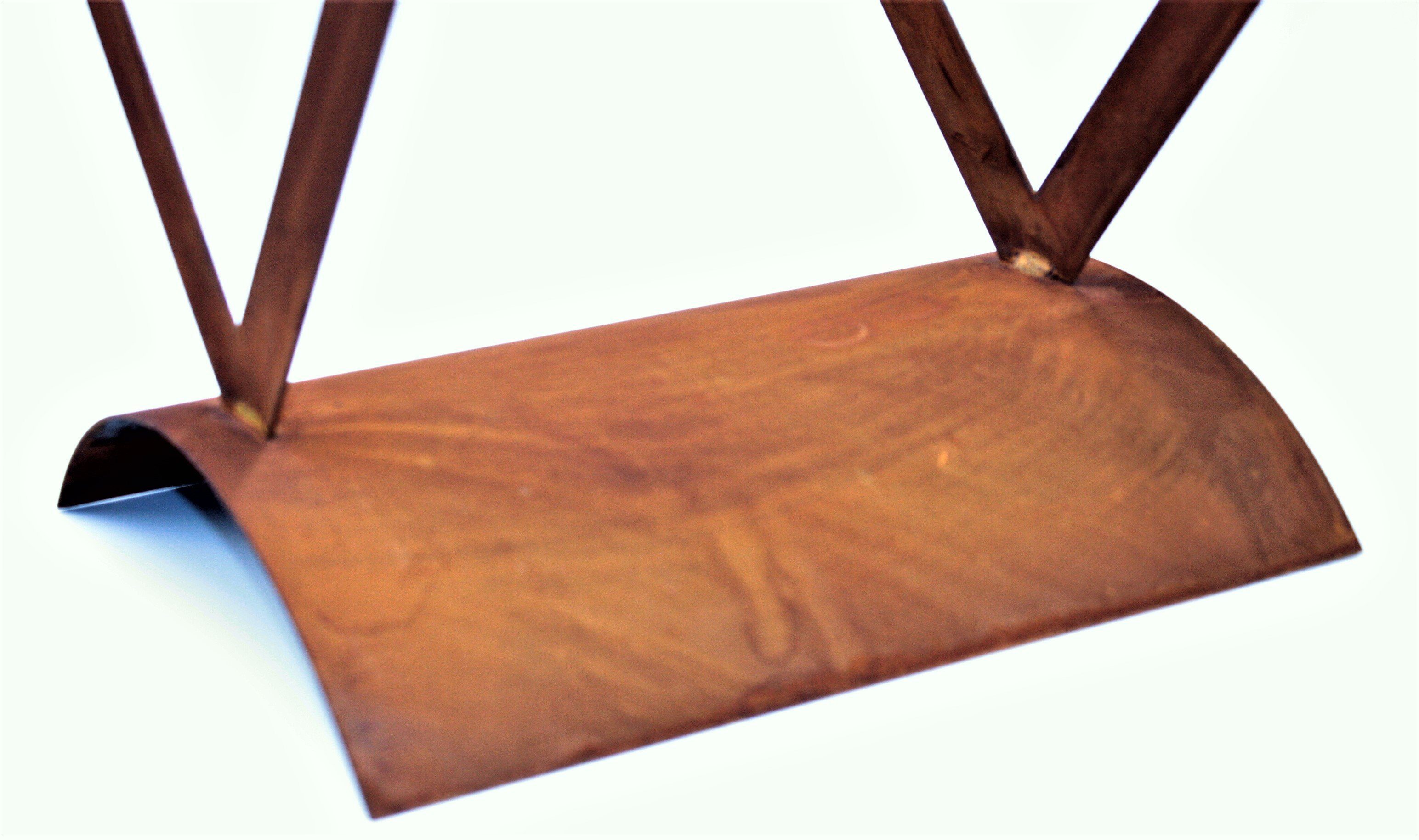 Rostikal Kaminholzregal Rost Deko Herz Holzregal, echter Rost