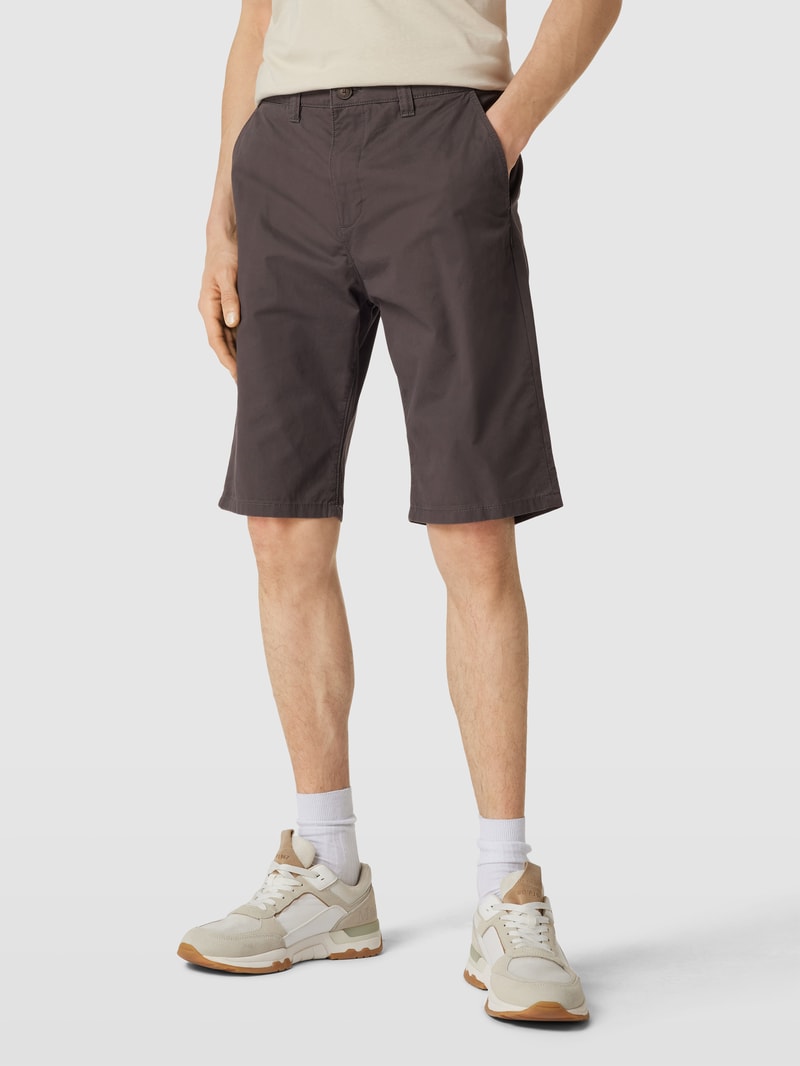 Bermudas mit seitlichen Eingrifftaschen Modell 'SUS' in anthrazit