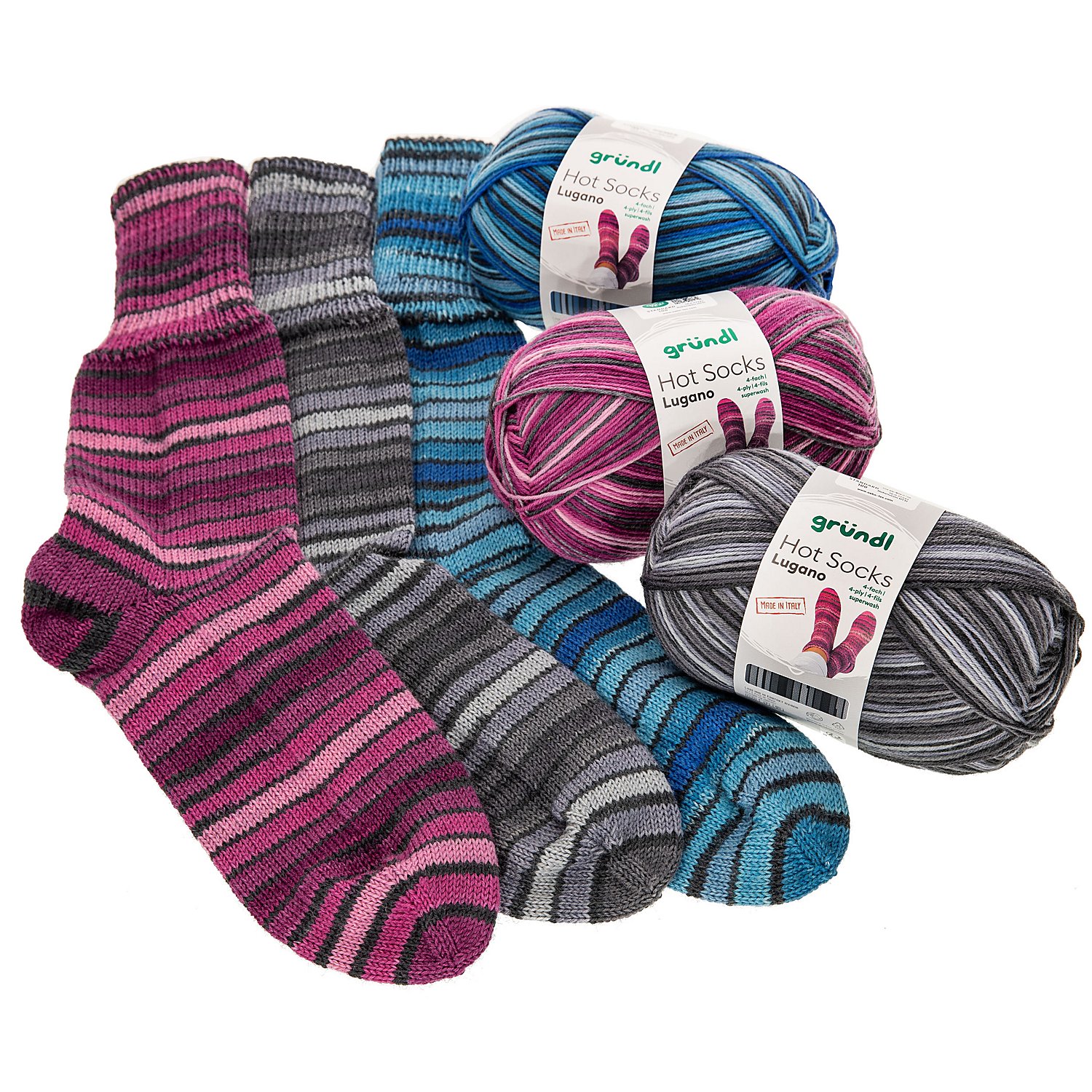 gründl Sockenwolle Hot Socks 
