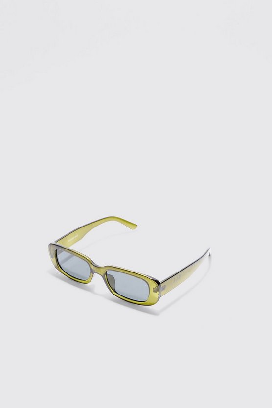 Klobige grüne Sonnenbrille