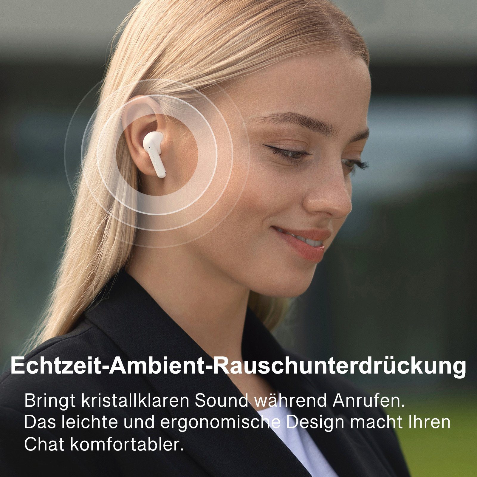 Edifier® X2 wireless In-Ear-Kopfhörer (Sprachassistent, zwei eingebauten Mikrofonen)