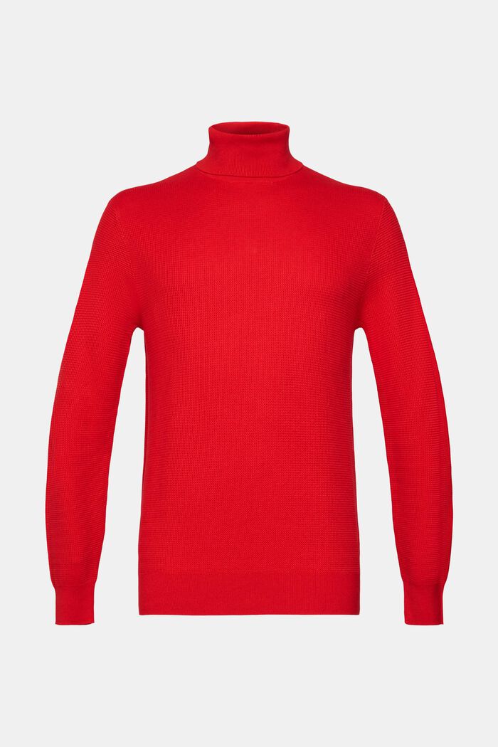 Rollkragenpullover aus Strick