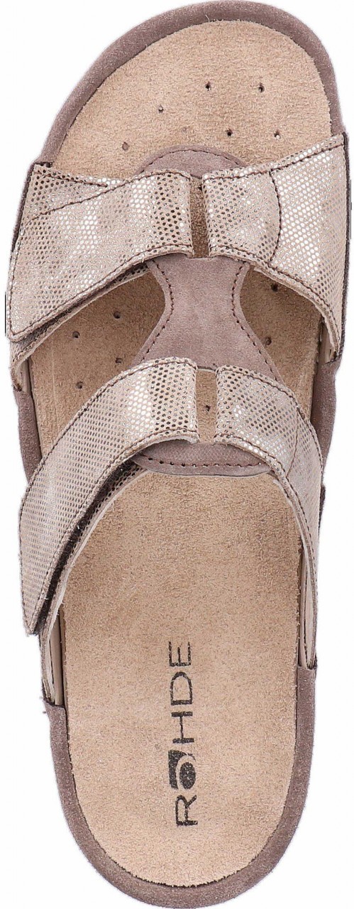 ROHDE Pantoletten beige