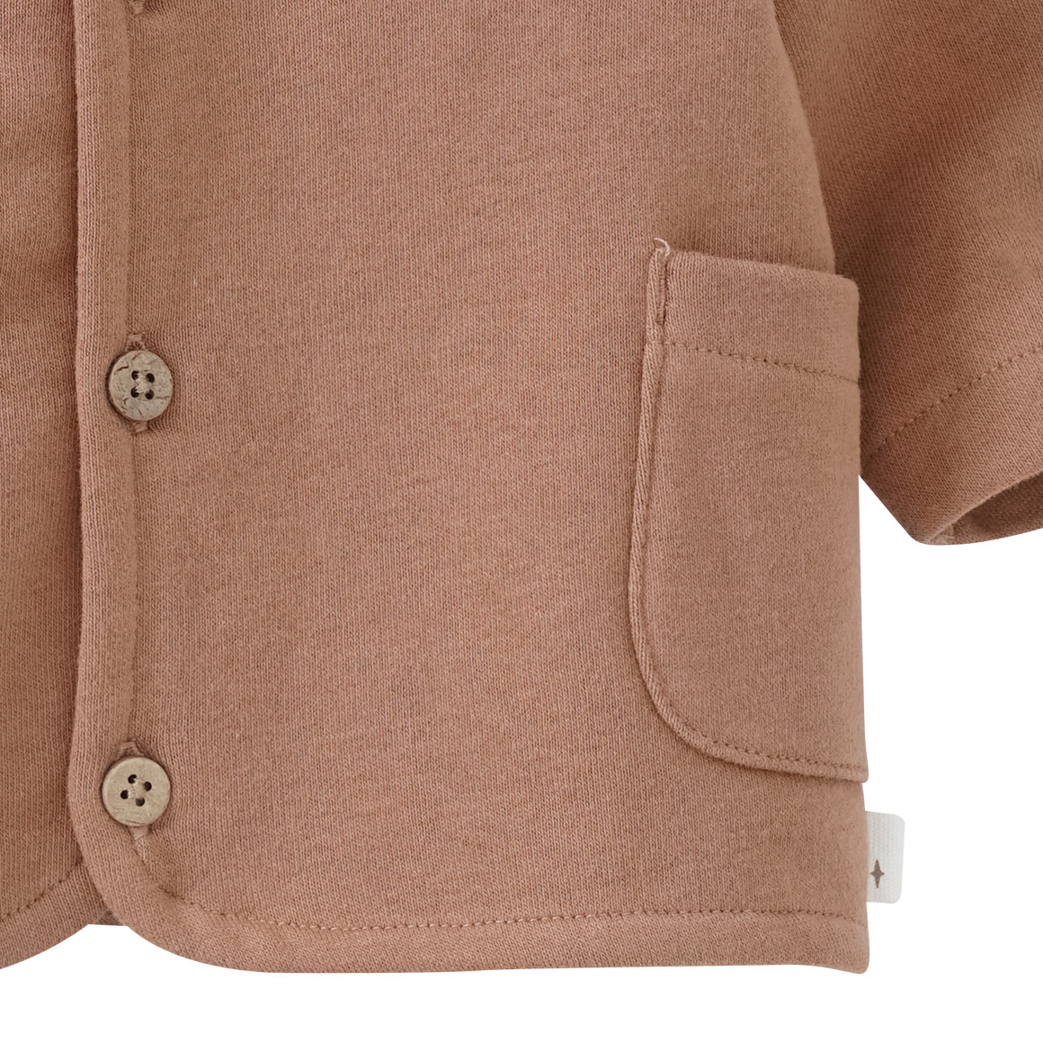 Newborn Sweatjacke mit Knopfleiste