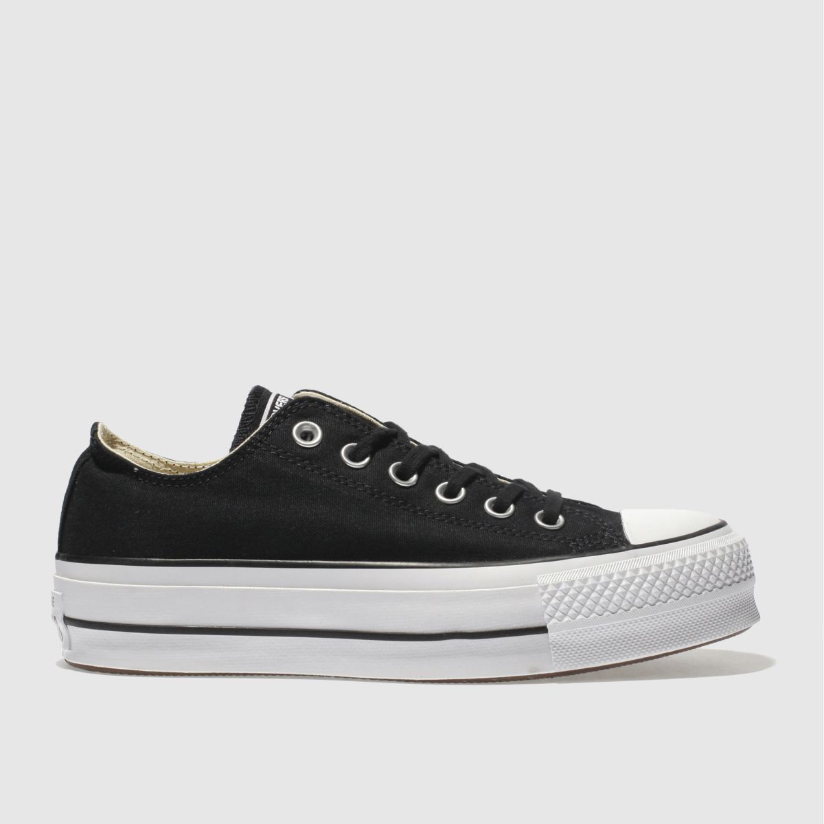 Converse All Star Lift Ox cipők fekete és fehér színben