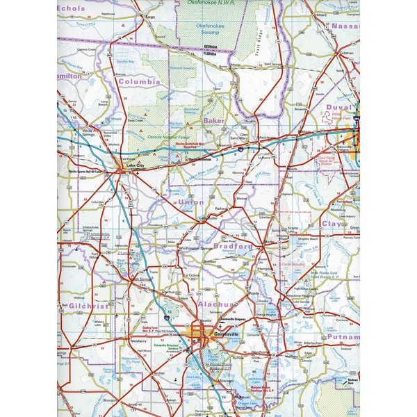 Reise Know-How Landkarte USA 10, Florida (1:500.000) - Straßenkarte