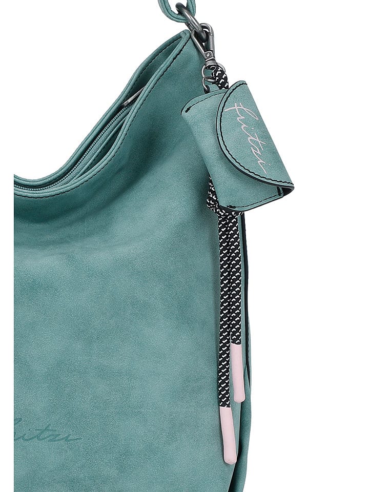 Fritzi aus Preußen Schultertasche in Türkis - (B)15 x (H)32 x (T)34 cm günstig kaufen onesize