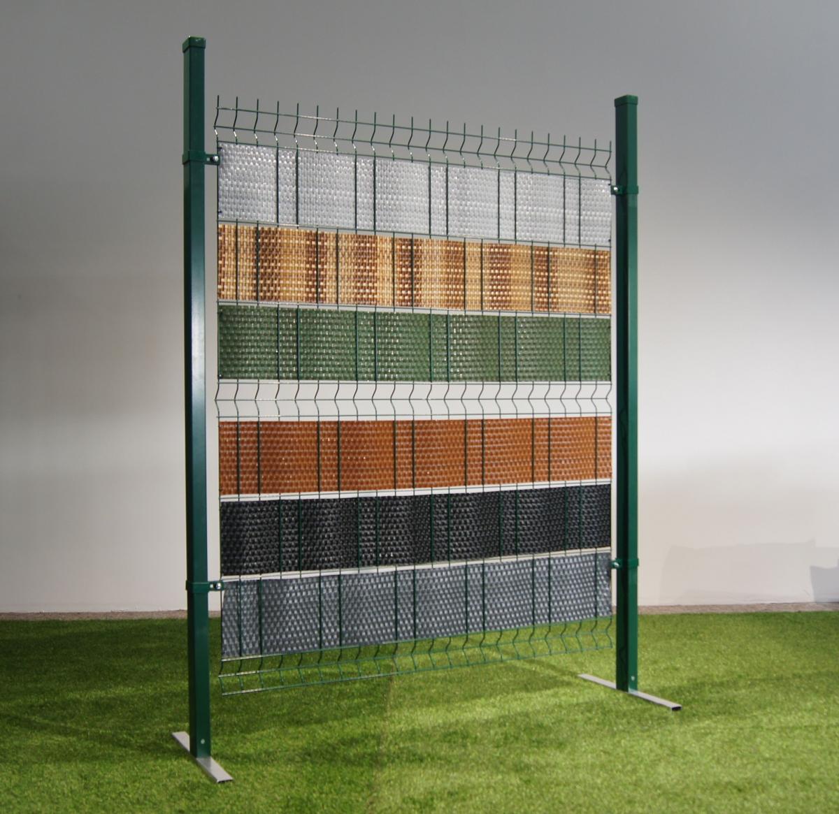 Progresja Polyrattan Sichtschutzstreifen - Dunkelbraun