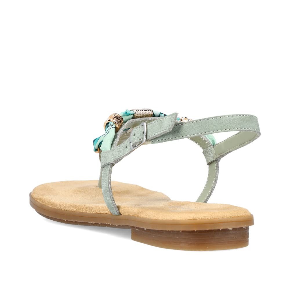 RIEKER Klassische Sandalen grün FSK Damen Sandalen