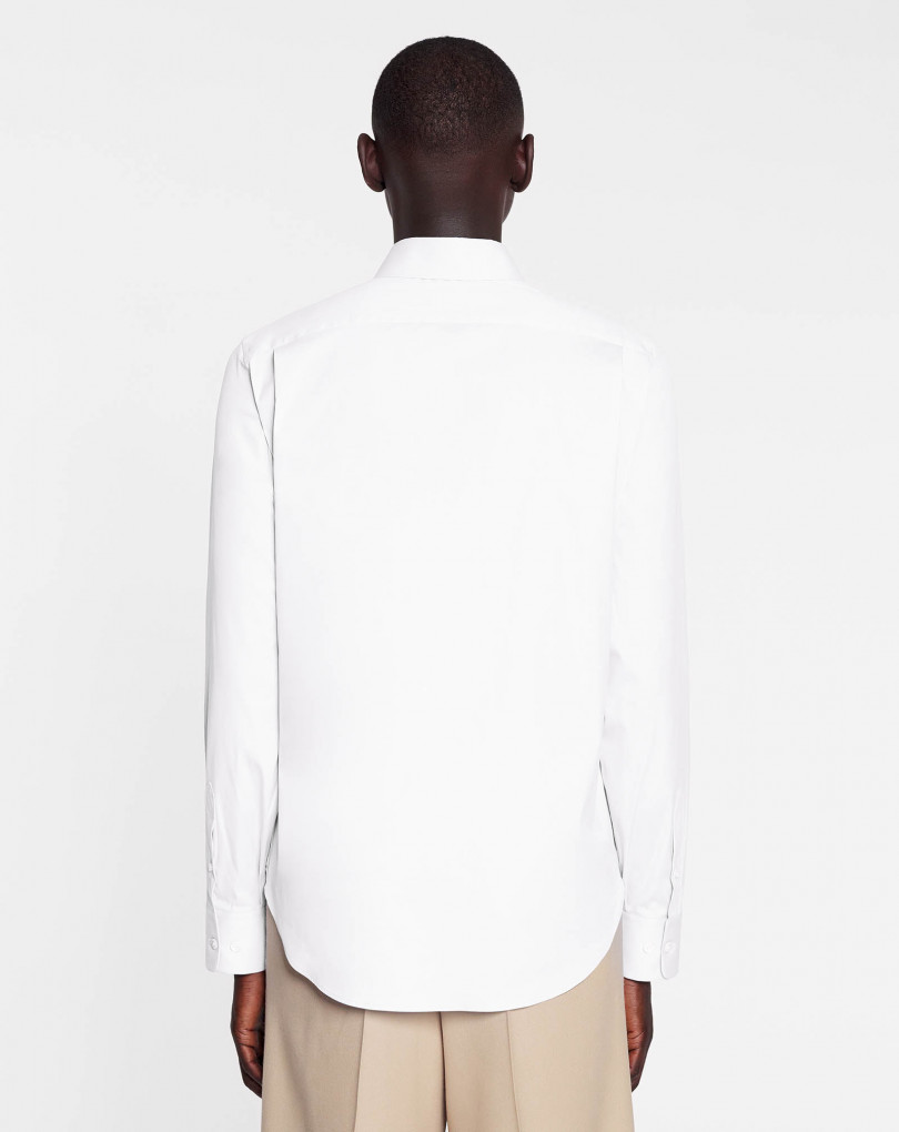 CHEMISE COUPE SLIM AVEC BOUTONS APPARENTS
