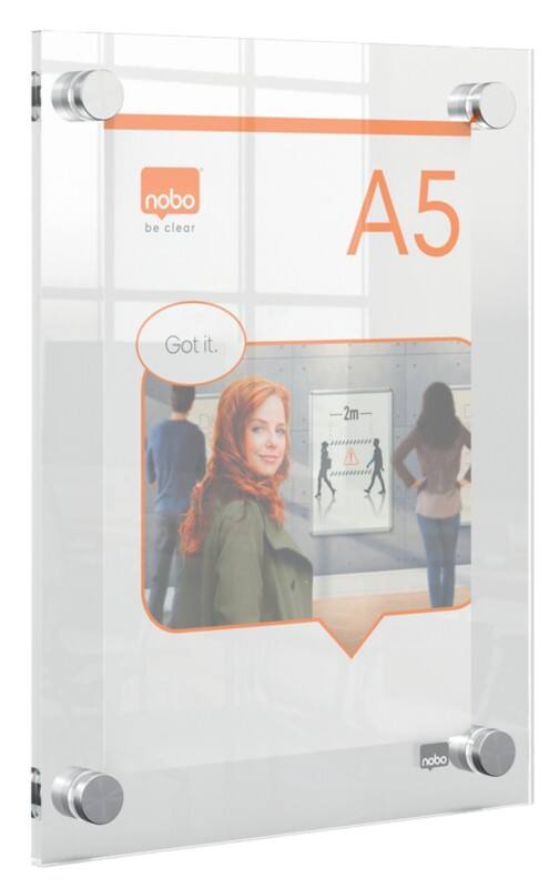 Nobo Premium Plus DIN A5 Inforahmen 1915592 19,9 (B) x 2,4 (T) x 26,1 (H) cm