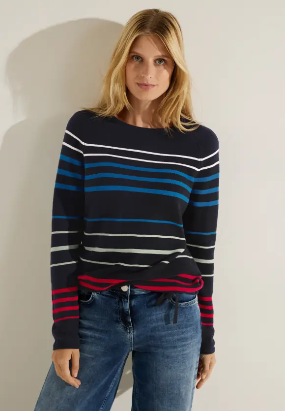 CECIL Pullover mit Streifen