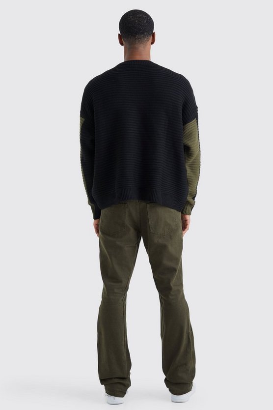 Oversize Colorblock Pullover