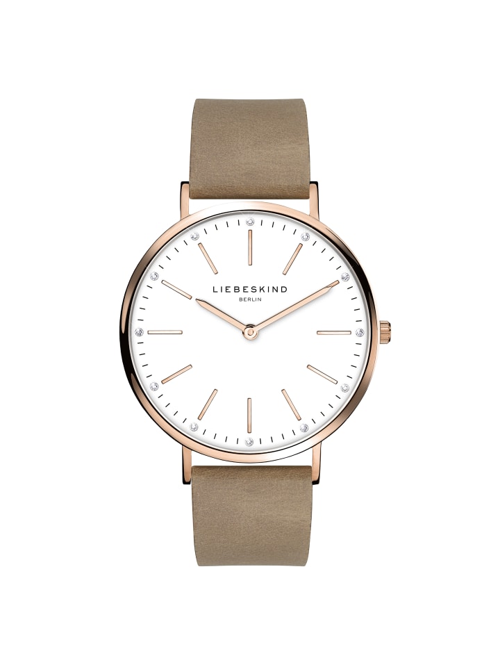 LIEBESKIND BERLIN Armbanduhr in cognac günstig kaufen onesize