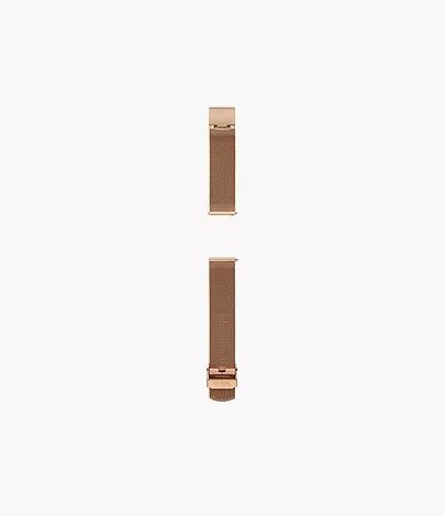 Fossil Milanaiseband für Damenuhr 18 mm Roségold