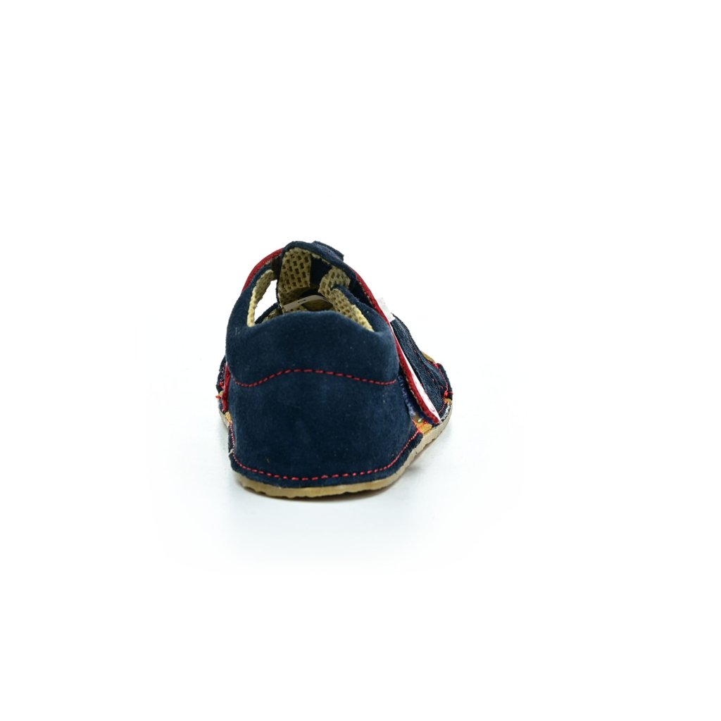 Ef Sam Granat Navy/Red Barfußsandalen