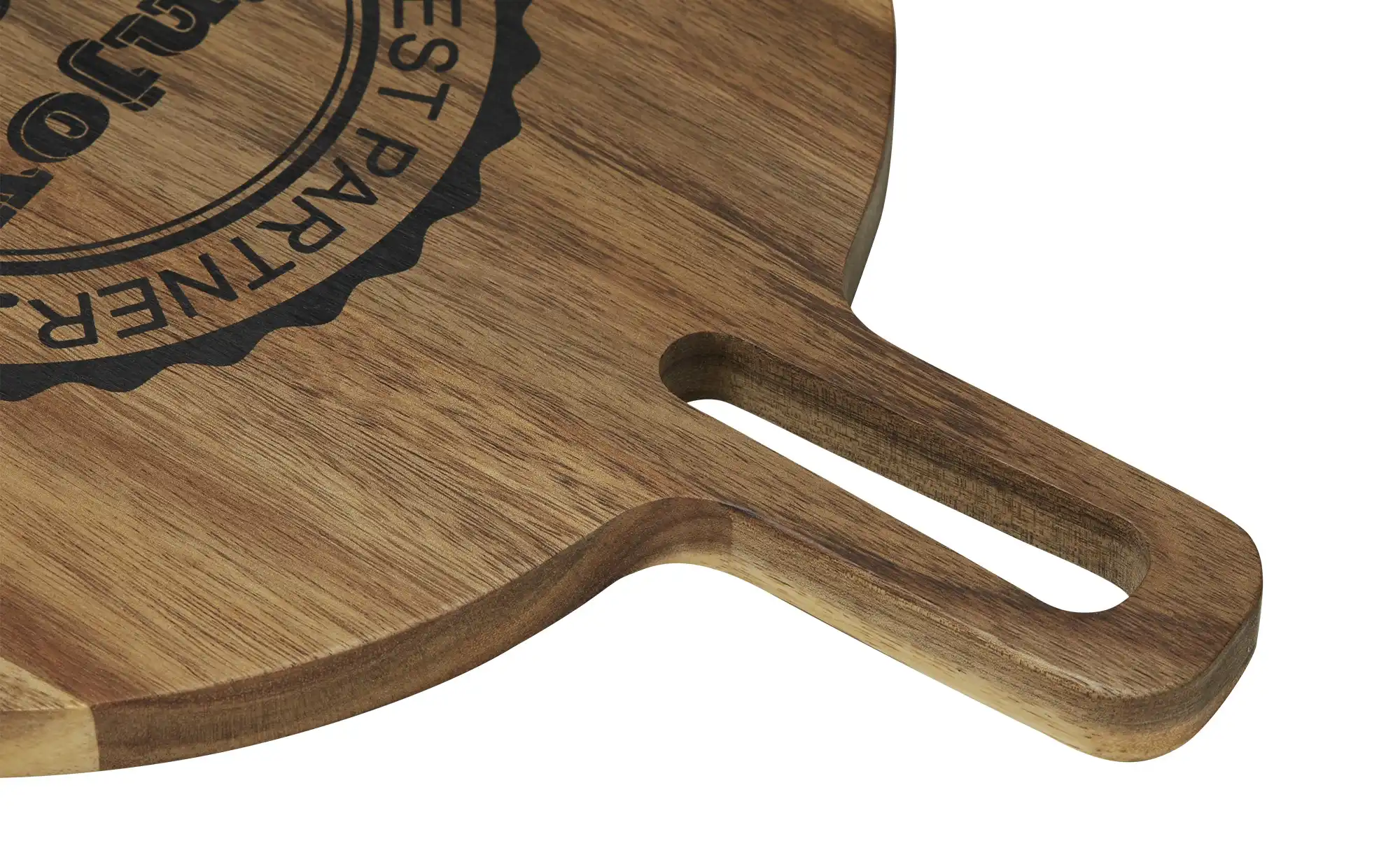 KHG Tablett rund mit Aufdruck