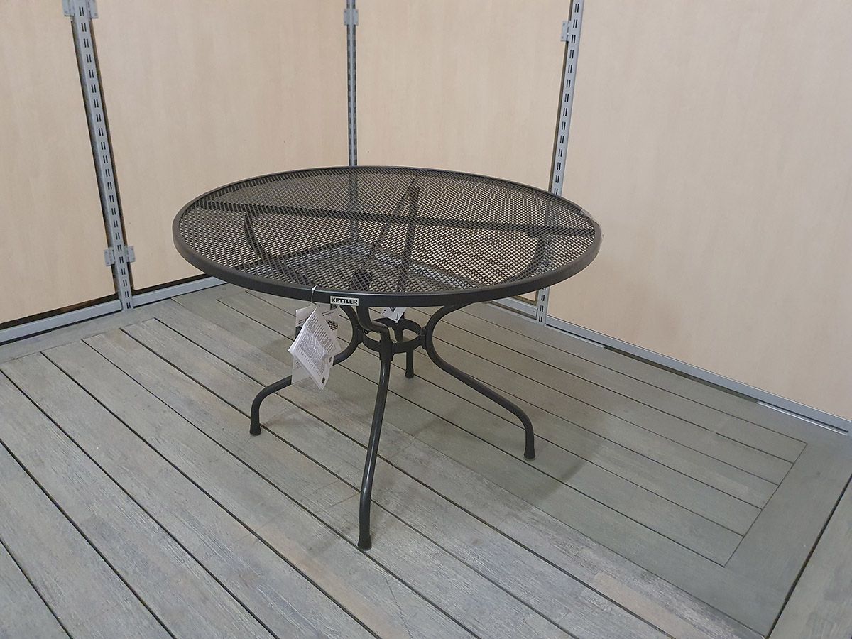 Zweite Chance Kettler Ø 105 cm runder Bistrotisch 9118